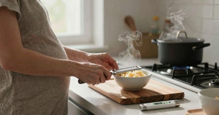 fromage râpé et grossesse : risque réel et gestes simples