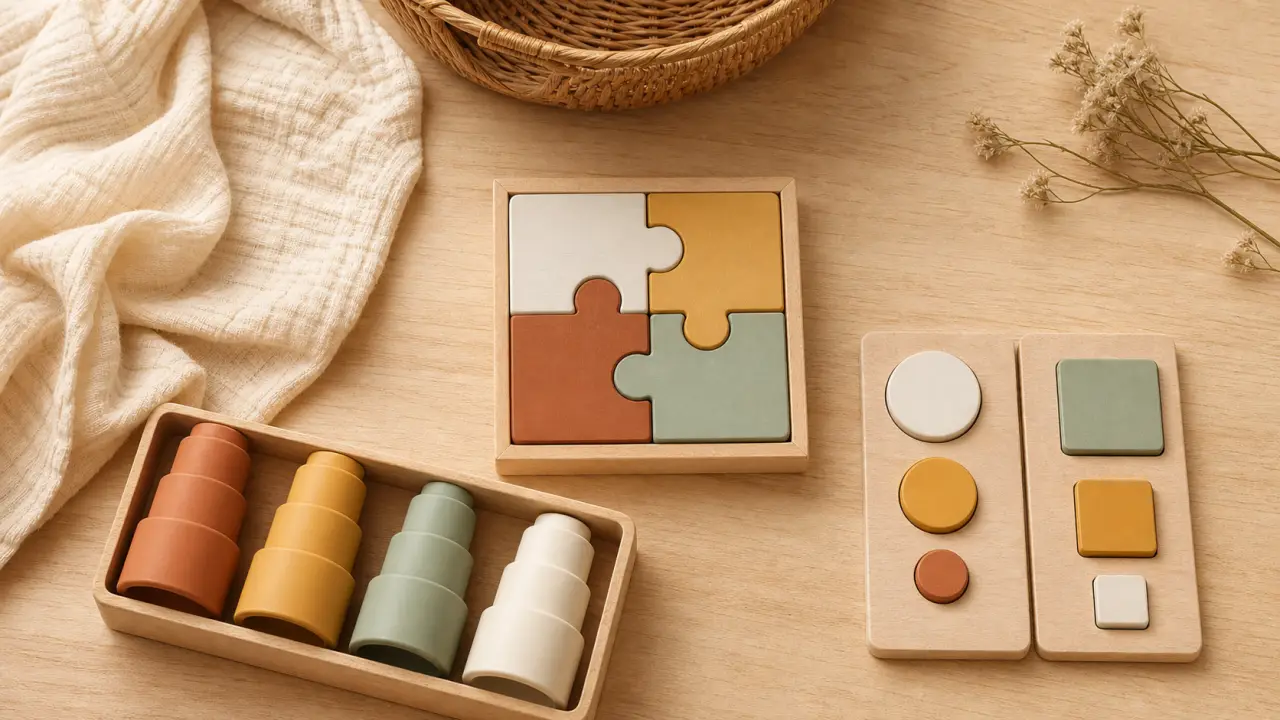 Jeu Montessori 18 mois pour stimuler l’autonomie