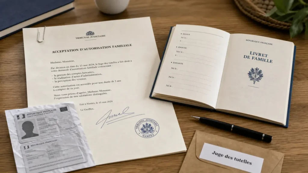 Habilitation familiale : la lettre d’acceptation à rédiger avec l’identité, le lien de parenté et la signature