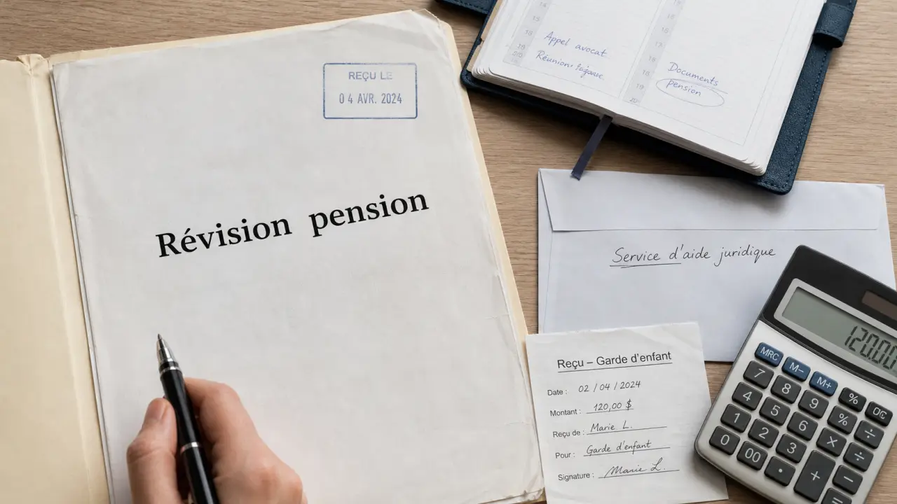 Mon ex veut baisser la pension alimentaire : dossier JAF et révision