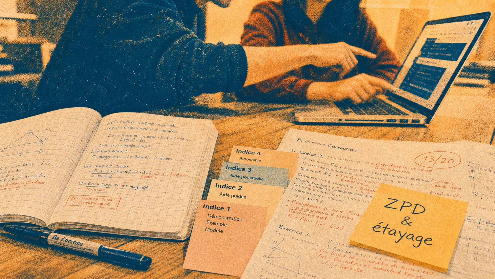 Zone proximale de développement vygotsky : étayage et aide guidée
