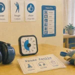 Bien être autiste : casque anti-bruit et pause facile pour réduire la surcharge sensorielle