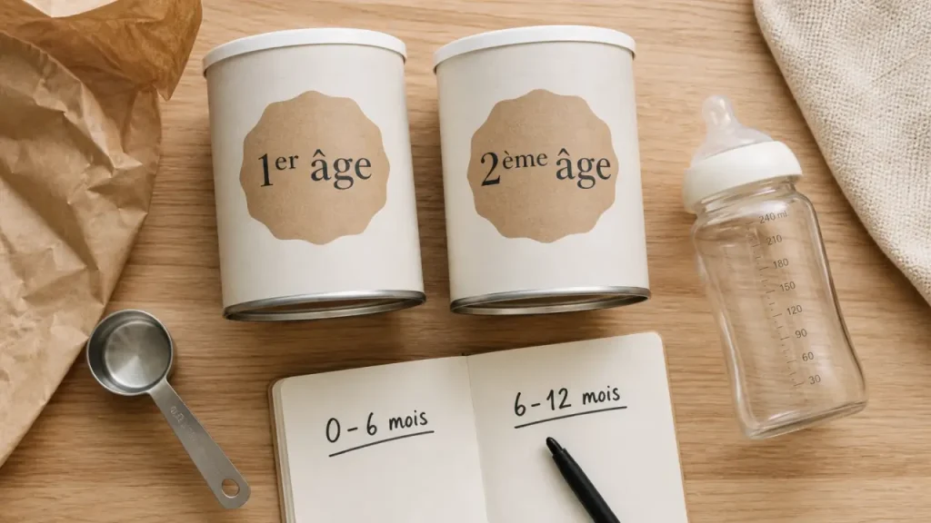 Lait 1er âge ou 2e âge : âge, fer et diversification font la différence