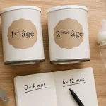 Difference lait 1er et 2eme age : 0–6 mois et 6–12 mois
