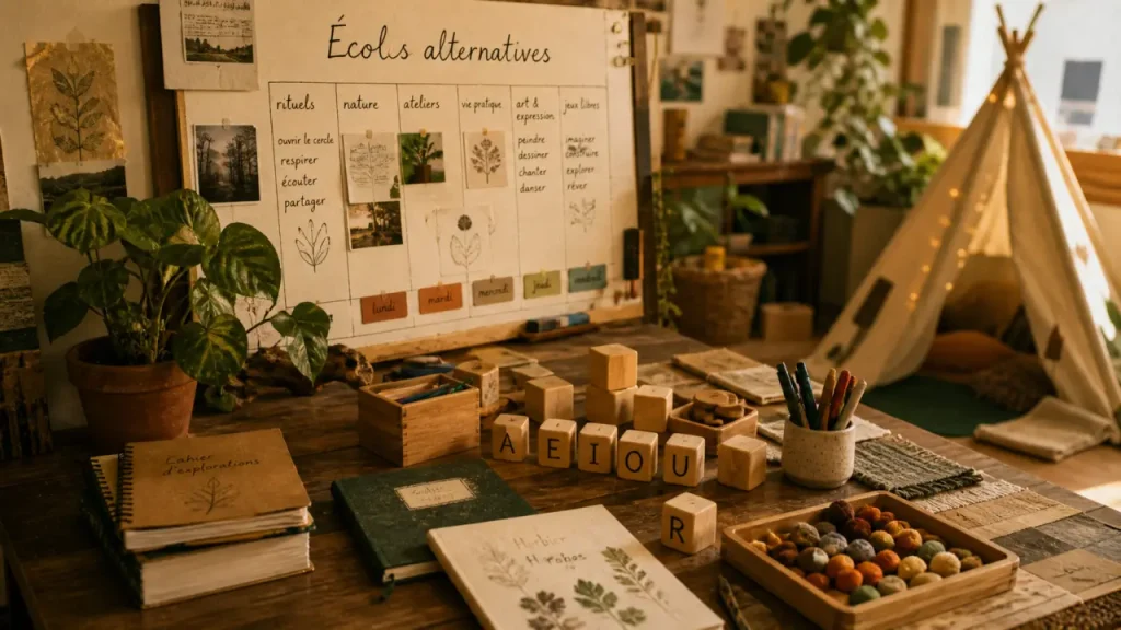Autonomie, nature, pédagogies actives : comment choisir une école alternative adaptée ?