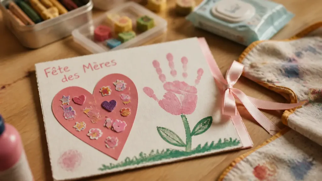 Fête des Mères en maternelle : des cadeaux faits main simples pour PS, MS et GS