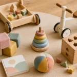 Idées cadeaux 1 an : jouets de motricité, livres cartonnés et sécurité bébé