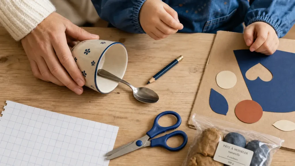 Motricité fine chez l’enfant : crayon, ciseaux et lacets se construisent avant l’école