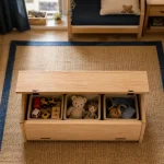 Rangement jouets enfants : coffre et casier pour trier