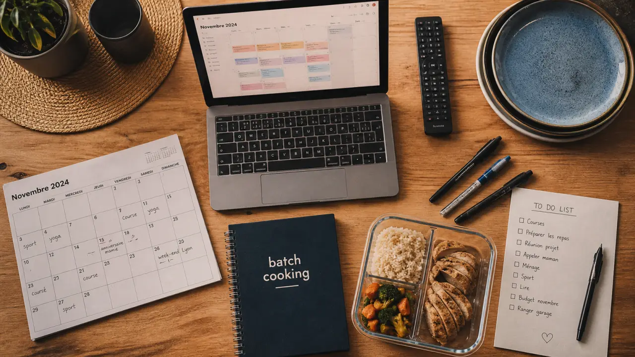 Vie en famille : calendrier et repas pour organiser le quotidien