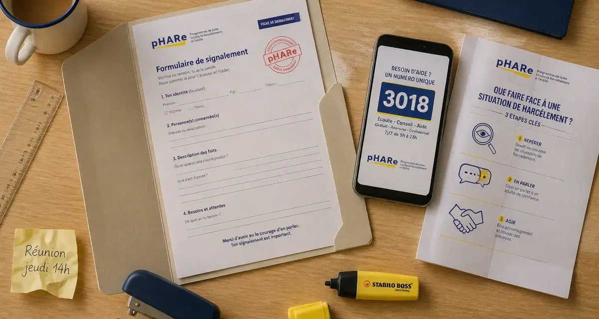 Protocole harcèlement scolaire école primaire : pHARe, numéro 3018, recours