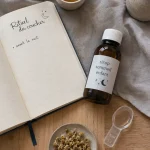 Sirop sommeil enfant, camomille apaisante et cuillère doseuse