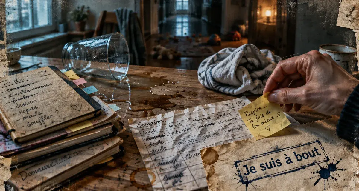 Je ne supporte plus ma vie de famille, je suis à bout, épuisement visible